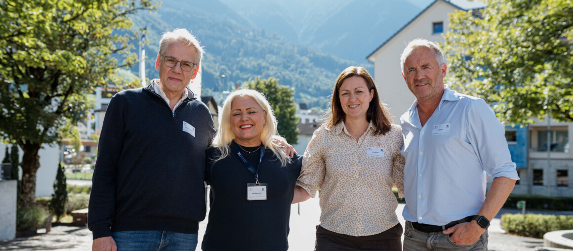 Nina Berntsen, Sebastian von Hofacker, Ruth Marie Donovan og Eirik Fluge